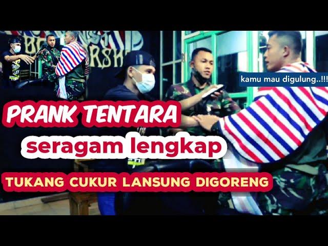 PRANK TENTARA SERAGAM LENGKAP. Auto digoreng