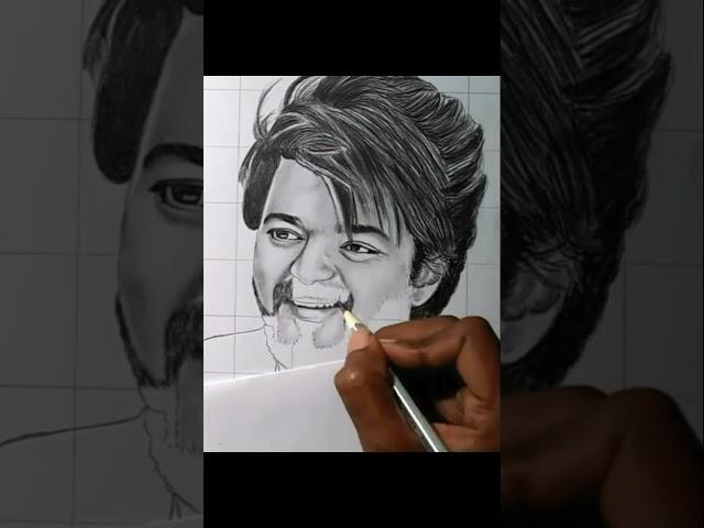 LEO Vijay Drawing Easy / Thalapathy 67 Vijay / Arun Art World #shorts #thalapathyvijay #leo