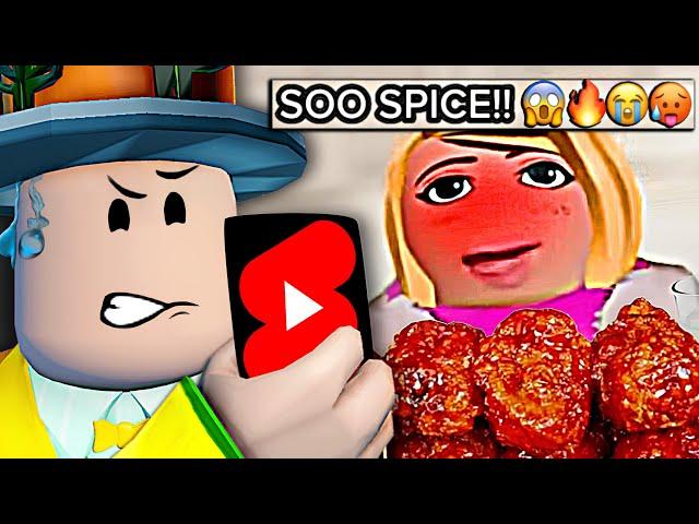 Roasting Cringe Roblox Shorts... (MUKBANG)