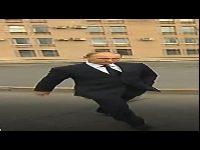 Путин идет под музыку /Широкий путин / Мем путин / муд