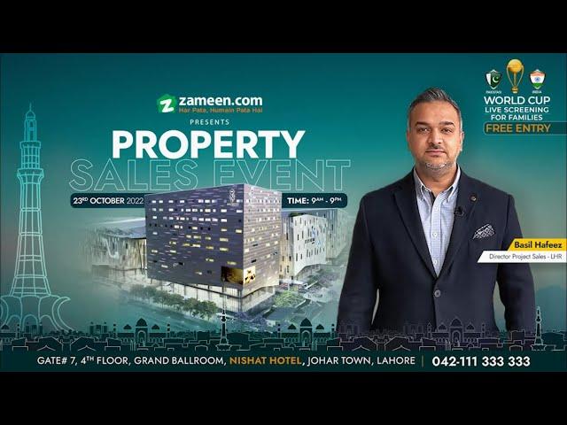 Zameen's Property Sales Event Lahore - Mr. Basil Hafeez, Zameen.com Director Project Sales