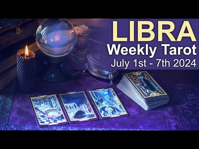 LIBRA WEEKLY TAROT READING "AN UNEXPECTED MESSAGE" July 1st to 7th 2024 #weeklyreading