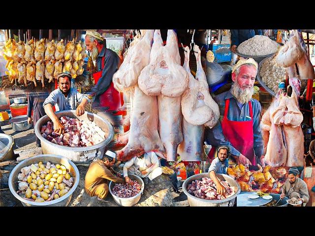 Pakistani foods in Afghanistan | Kabuli Pulao Biryani, Roosted Chicken, street food