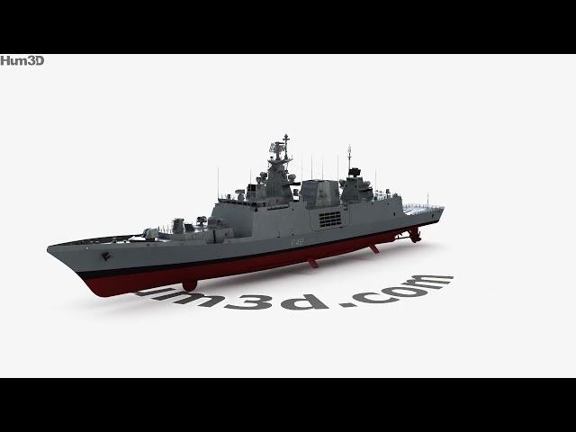 Shivalik-class frigate 3D model by 3DModels.org