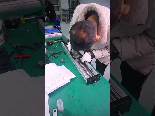 DIY Assembly - Linear Motion Table Rail Guide Ball Screw Slide XYZ Stage #electricactuator #factory