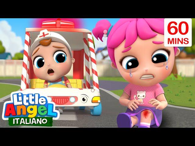 Ecco L'ambulanza Gianni, Naa-Nii-Naa   Cartoni Animati & Canzoni Bambini | Little Angel Italiano