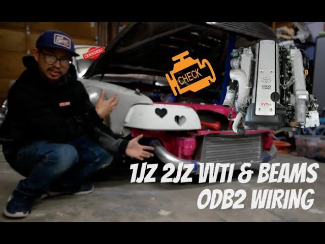 How To OBD2 Wiring on 1JZ 2JZ VVTI & BEAMS!!!