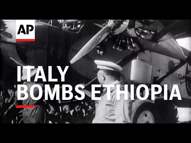 Italy Bombs Ethiopia - 1935 | Movietone Moment | 18 October 2024