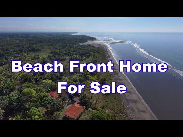 Beach Front Home for sale near Puerto Armuelles, Panama