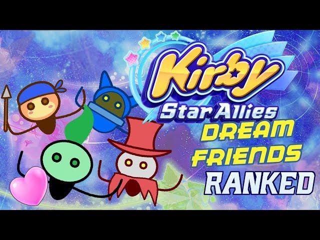 Kirby Dream Friends Ranked