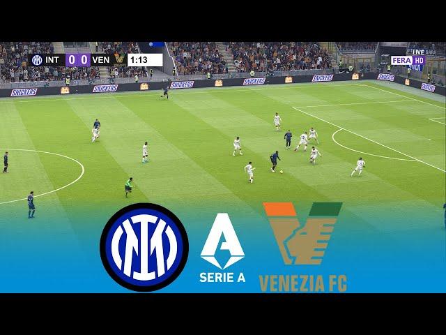 LIVE  INTER vs VENEZIA | Serie A 2024/2025 Italy League | Full Match | FL 2025 Gameplay