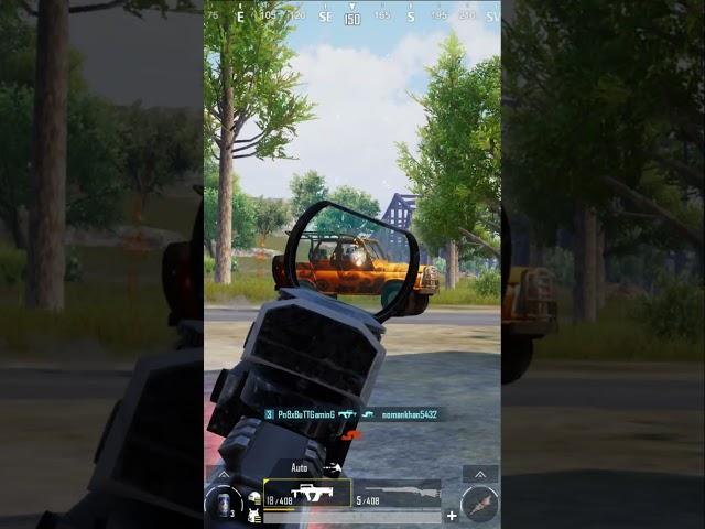 Power Of Groza Spray 1v4 in 0.5 Seconds #gaming #gamingcontent #pubgmobile #pubg#trending #viral