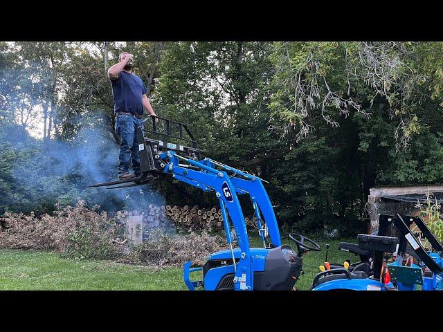 Tractor lift capacity test! How much will the LS mt 225s lift?