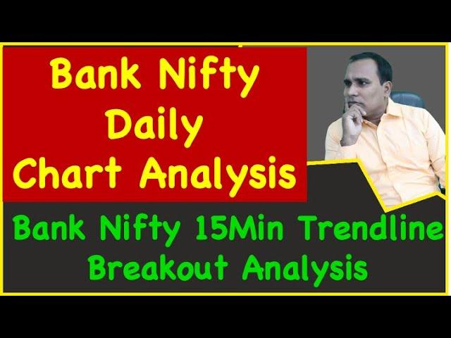 Bank Nifty Daily Chart Analysis !! Bank Nifty 15Min Trendline Breakout Analysis