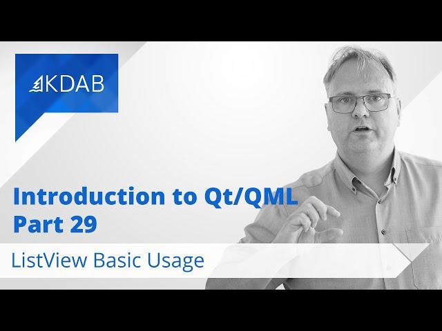 Introduction to Qt / QML (Part 29) - ListView Basic Usage