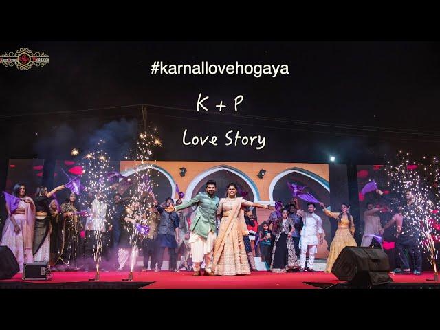 Aati Kya Khandala Love Story  | Kartik + Pinal | Sangeet Perfomance | #Karnallovehogaya