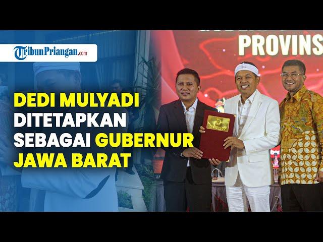 Dedi Mulyadi-Erwan Setiawan Ditetapkan Sebagai Gubernur-Wagub Jawa Barat oleh KPU