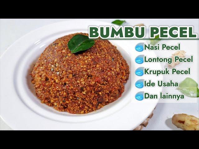 BUMBU PECEL JAWA TIMUR  -- ENAK BANGET GA ADA OBAT  ||  IDE USAHA IDE JUALAN BISA BANGET