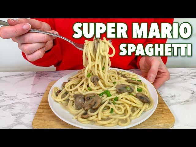 CREAMY MUSHROOM SPAGHETTI from THE SUPER MARIO BROS MOVIE