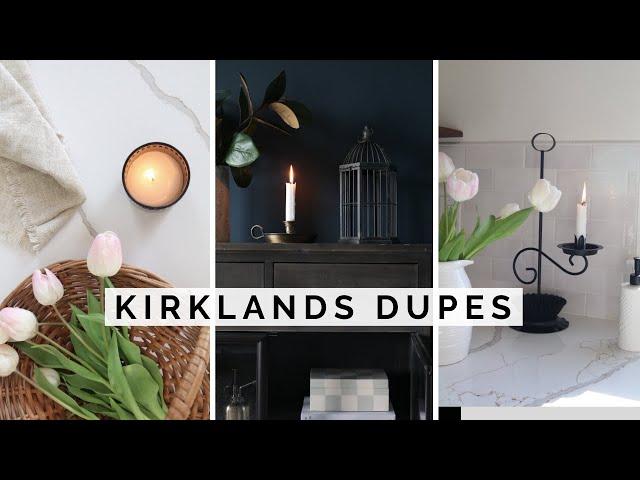 KIRKLANDS VS THRIFT STORE | DIY KIRKLANDS HIGH END DUPES HOME DECOR ON A BUDGET