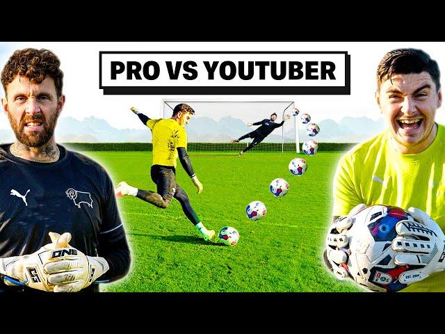 PRO VS YOUTUBER: GOALIE WARS EDITION!