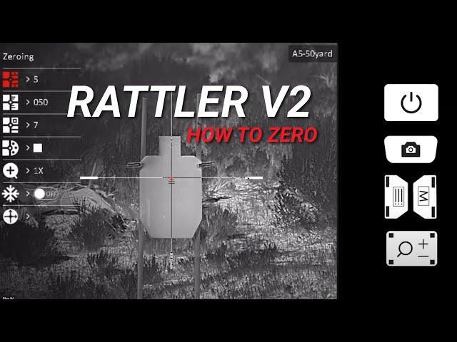 How to zero a Rattler V2 thermal rifle scope