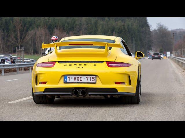 Porsche 991 GT3 - CRAZY Launch Controls & Accelerations !