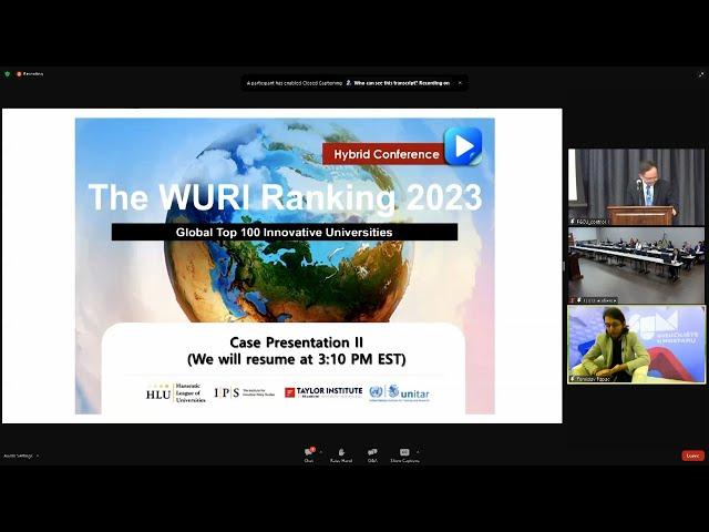 SUM TV | Predstavljanje Smart Campus-a na WURI Ranking Conference 2023