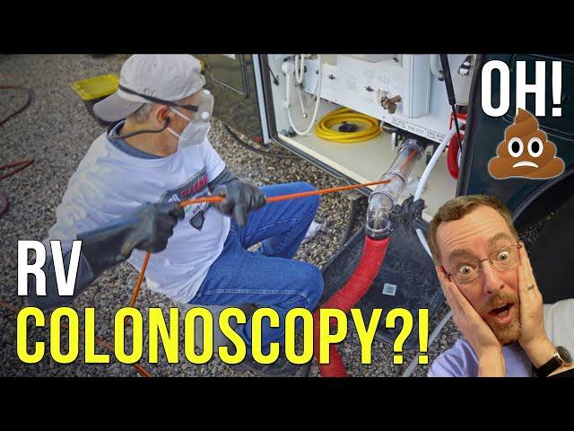 RV Holding Tank Sensor Fail! Power Washing Black & Gray Tanks & Struvite Removal.