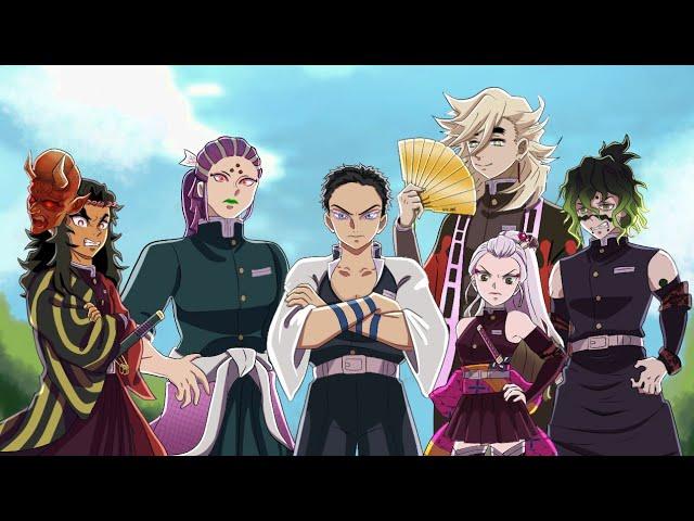 Demon Slayer HASHIRA SWAP AU [KnY Swap AU] |Role Swap Fan Animation|[Hashira Training Arc]