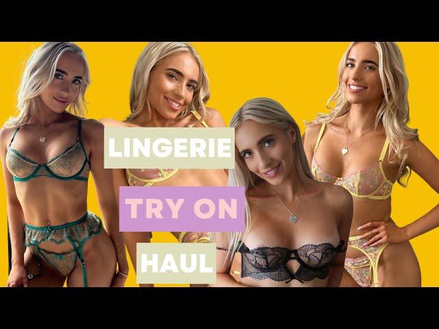 *SEXY AND CUTE* & See Thru Lingerie Try On Haul!!