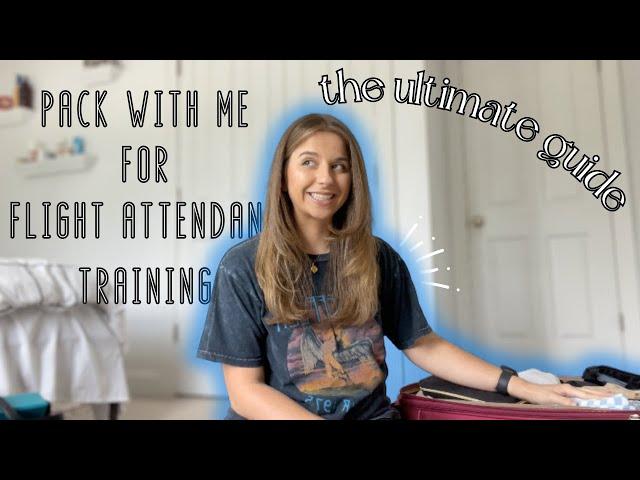 The ULTIMATE Packing Guide for Flight Attendant Training! ️