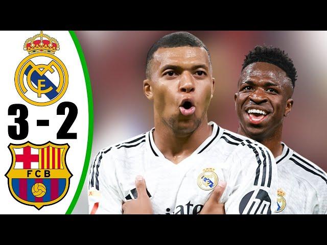 Real madrid vs Barcelona 3-2 - All Goals & Highlights - 2024