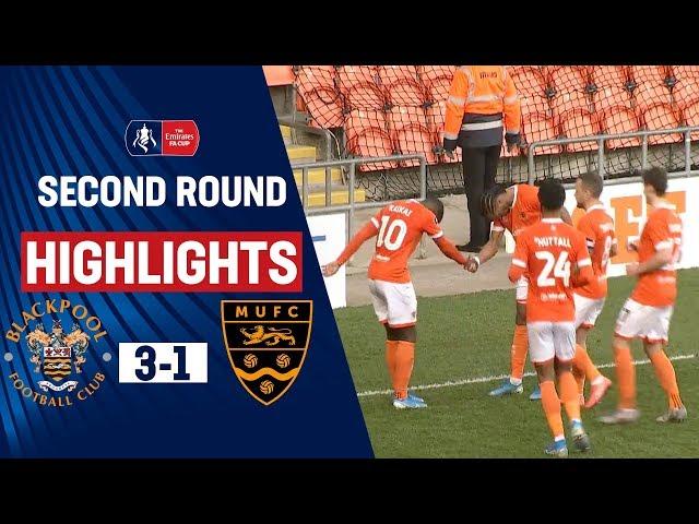 Two Delfouneso Goals See Tangerines Through | Blackpool 3-1 Maidstone United | Emirates FA Cup 19/20