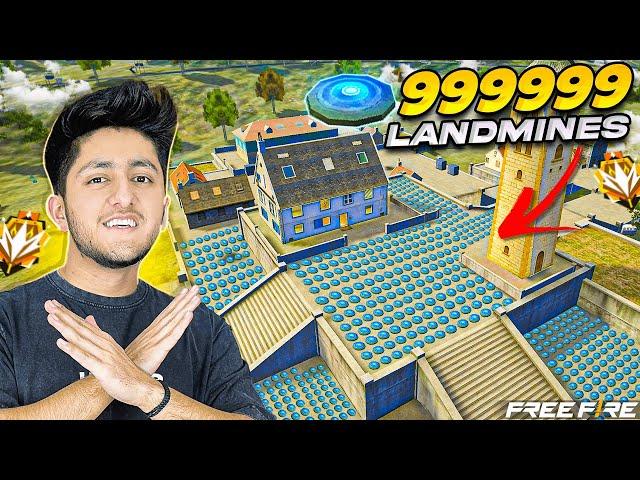 10 Million Landmines In One Match 1 vs 40 Only Landmine Challenge - Free Fire