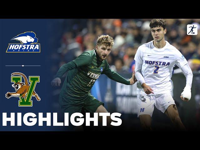 Hofstra vs Vermont | NCAA College Cup Soccer Championship | Highlights - November 24, 2024