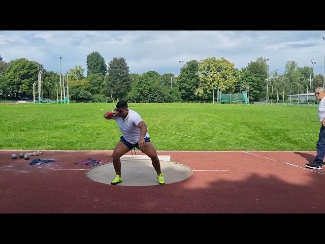 Uziel Munoz MEX, training Camp in Mannheim.