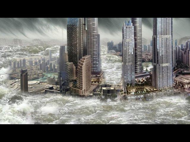 Everything disappeared in 2 minutes in Dubai UAE! Flash floods and hail in Dubai