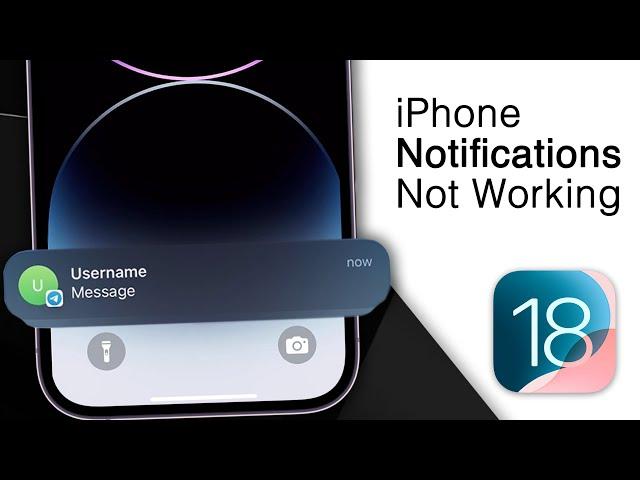 How To Fix iPhone Notifications Not Working After iOS 18 Update!