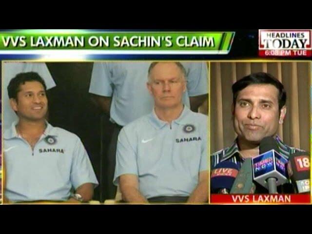 V.V.S. Laxman talks about Greg Chappell, and Sachin's upcoming autobiography