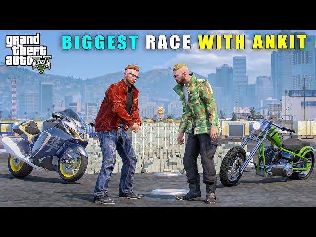 Biggest Race With Ankit In Los Santos | Gta V Gameplay