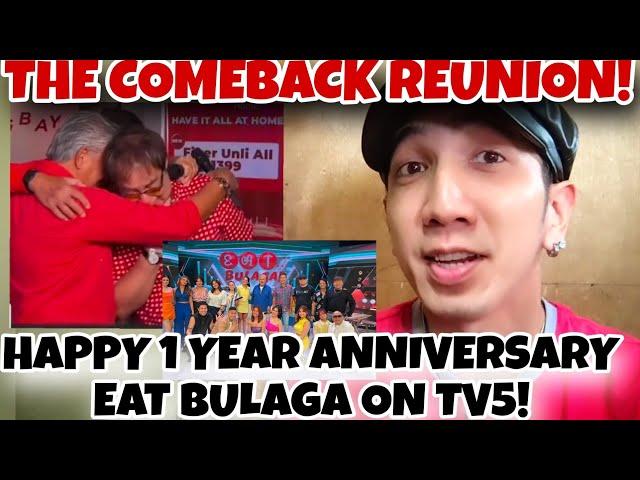 MATINDI TO EAT BULAGA PASABOG REUNION 1 YEAR ANNIVERSARY CELEBRATION SA TV5 DUDUMUGIN!