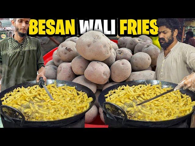 How to Make KFC & McDonald's French Fries | Prepared BESAN CHIPS + MAYONNAISE Recipe Making Process