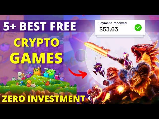 5+ Best Crypto/NFT Games to Play in 2024 | Zero Investment Play to Earn NFT Games