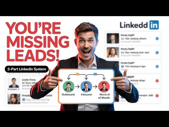 How to Get Consistent Leads on LinkedIn 3 Part System That Actually Works