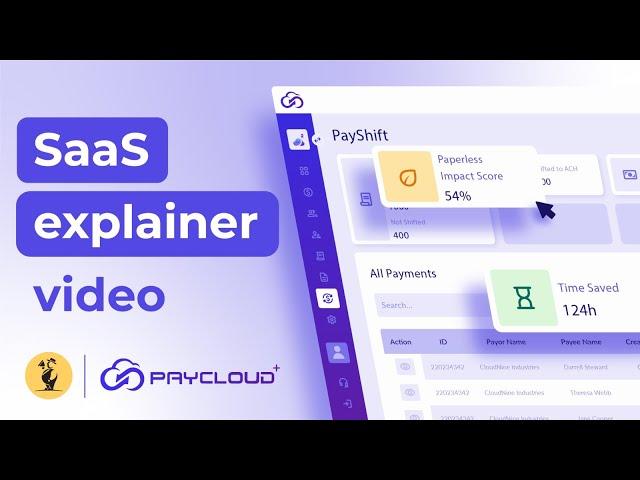 The Future of Payments: PayCloud SaaS Explainer Video / Motion Graphics Animation