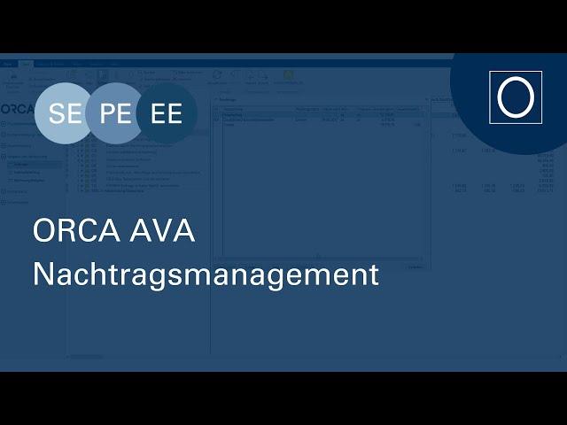 ORCA AVA | Nachtragsmanagement (Reupload)