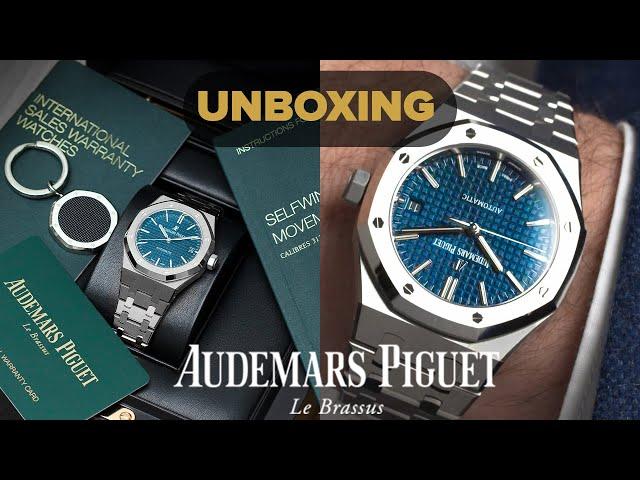 UNBOXING MY NEW Audemars Piguet Royal Oak!! Finally Arrived!!