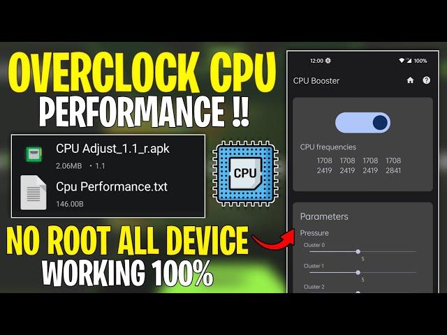 Overclock CPU Performance | Max CPU Clock Speed For Android Device !! No Root