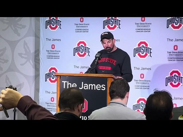 Ryan Day Postgame Press Conference (Michigan) | Ohio State Buckeyes